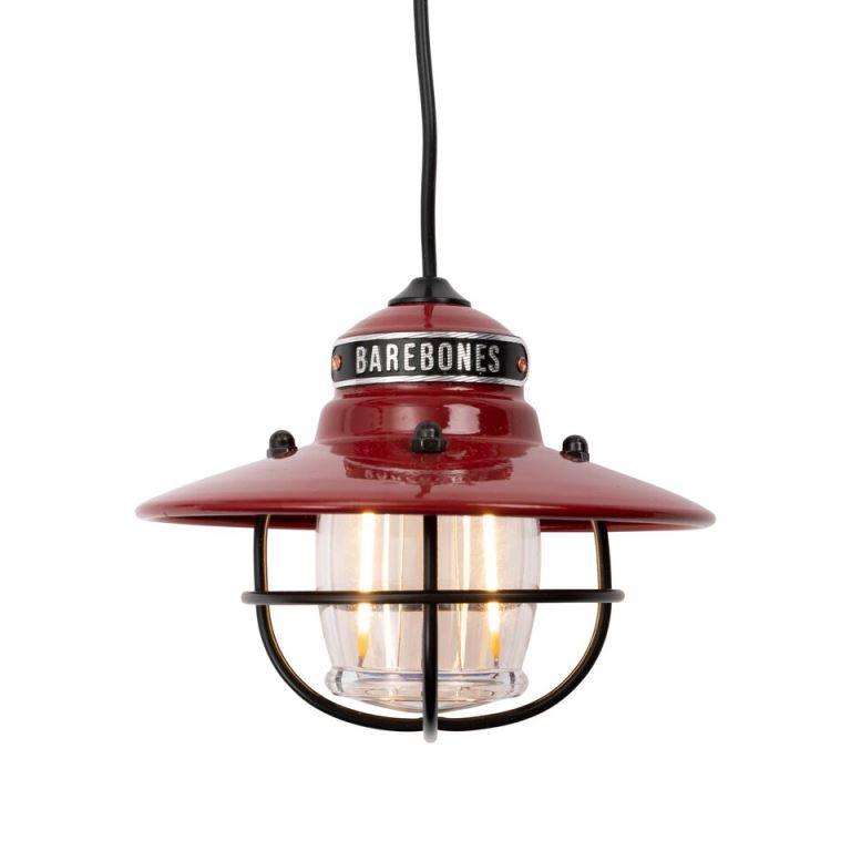 edison pendant light red usb