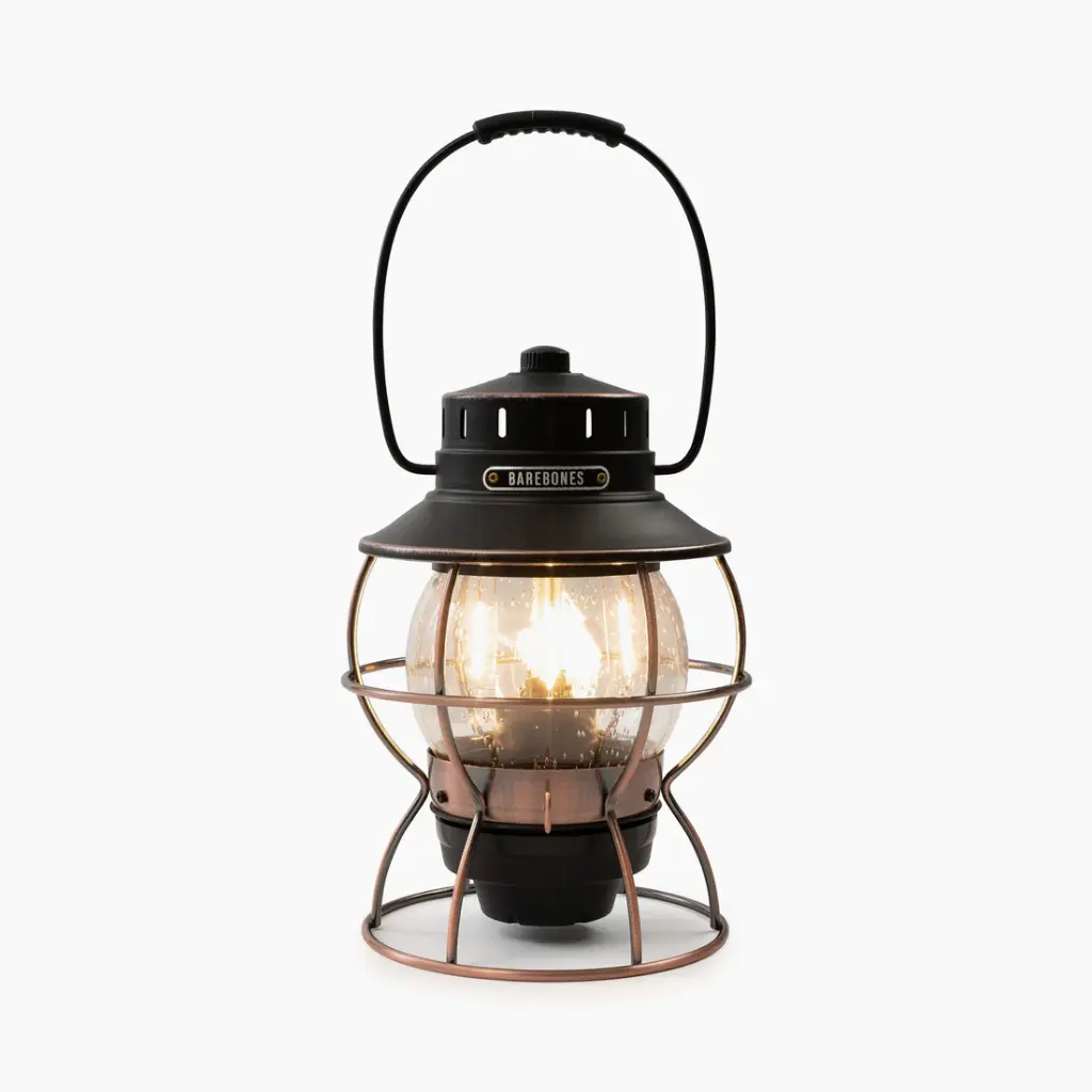 railroad lantern bronze