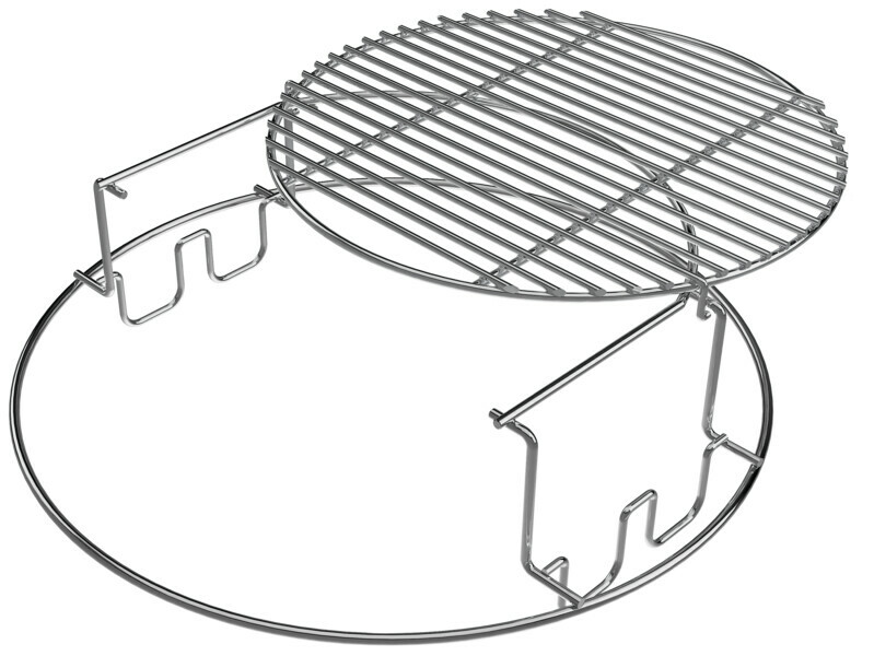 2-piece multi level rack l