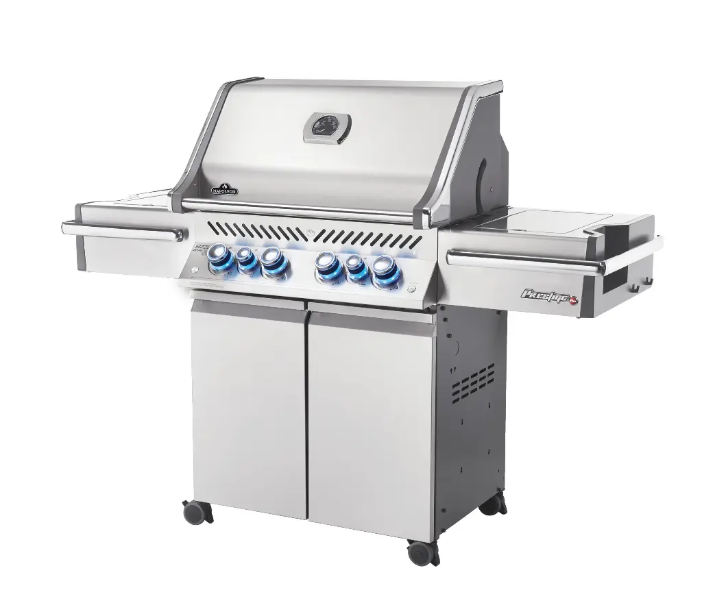 prestige pro 500, rvs, incl. draaispit