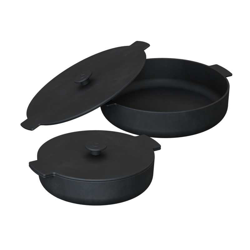 cast iron casserole set 21-26