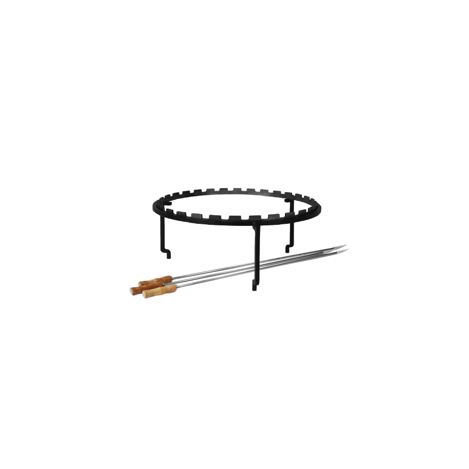 horiz skewers set xl  (voet+ring+3spiesen)