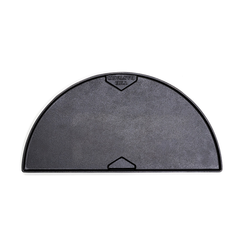 cast iron half moon griddle large