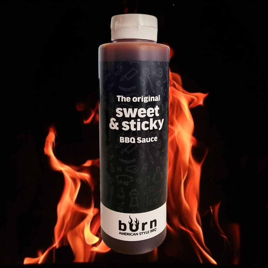 burn the original sweet & sticky bbq sauce 250 ml 