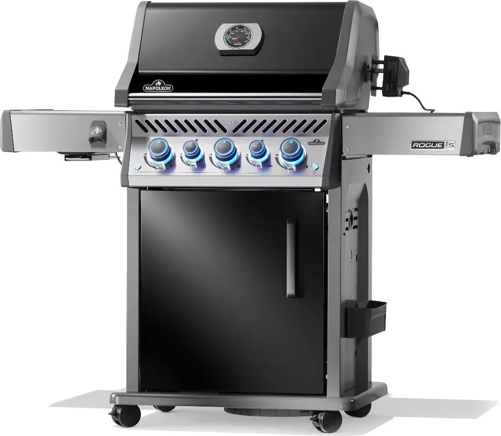 rogue PRO-S 425, met sizzle zone zijbr. en achterbr., zwart, incl. draaispit