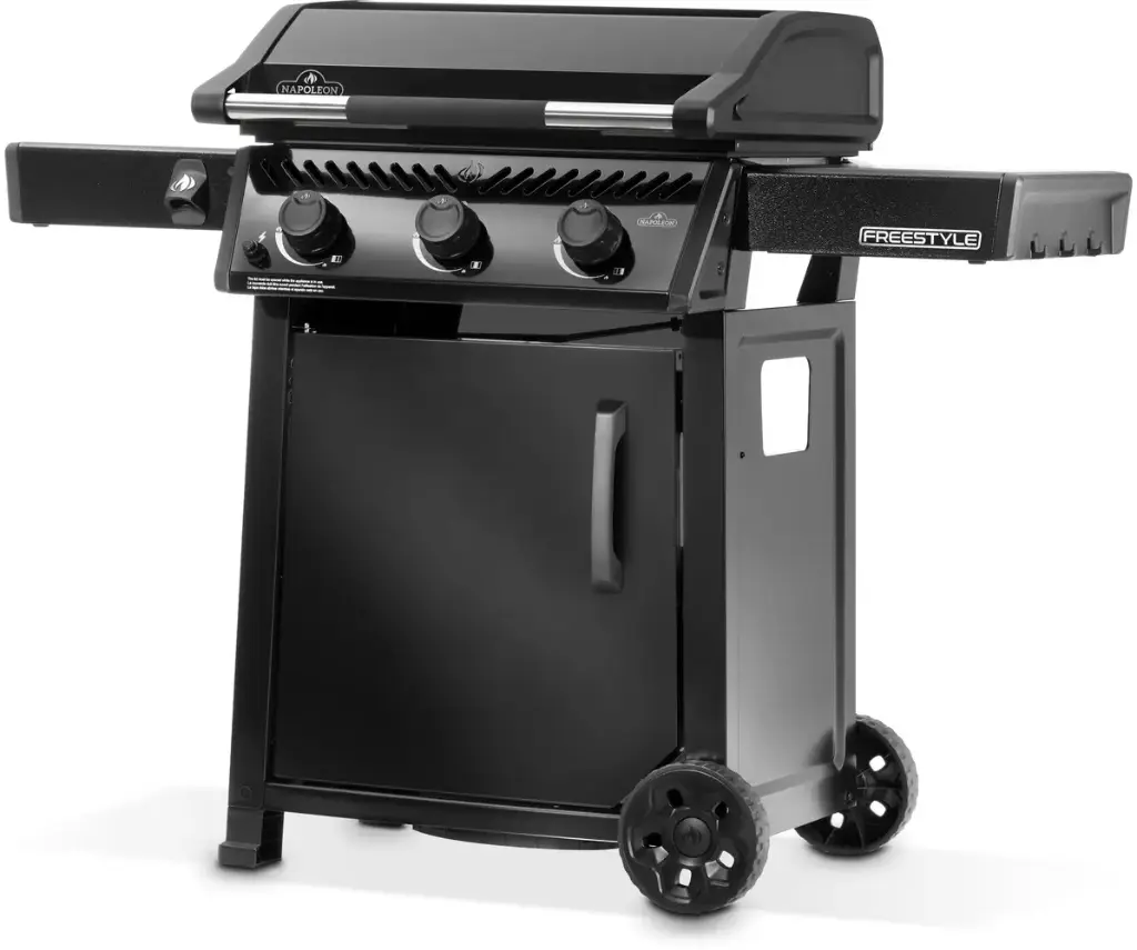 freestyle 24 RVS plancha black - gas