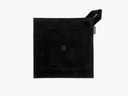 leather hot pad black