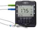thermometer met 2 thermometer probes
