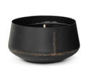 outdoor candle black galvanized  ø21 x 12