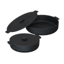 cast iron casserole set 21-26