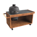kamado table corten 150 pro+ ceramic dark 