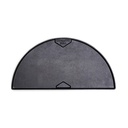 cast iron half moon griddle large