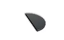 half moon stone black large 1st