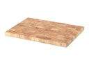 snijplank, rubberhout kops 35x25x2