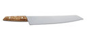 broodmes 22 cm vivum gekartelde rand houten handvat  