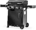 freestyle 24 RVS plancha black - gas