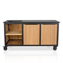 buitenkeuken bamboo graphite rhombus inferno 